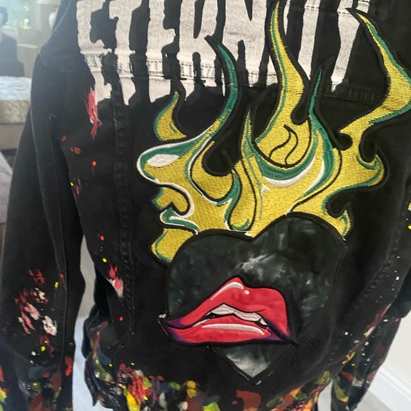 KLOUD 9 Edgey ETERNITY Black Denim Jacket - Picture 11 of 14